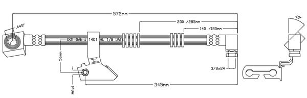 MOTAQUIP Jarruletku VBH1208