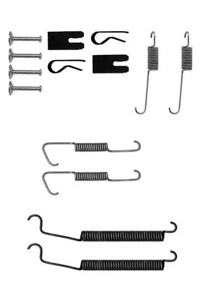 MOTAQUIP Tarvikesarja, jarrukengät VMK817