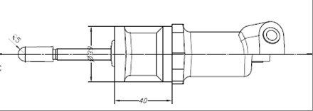 MOTAQUIP Työsylinteri, kytkin VSC121