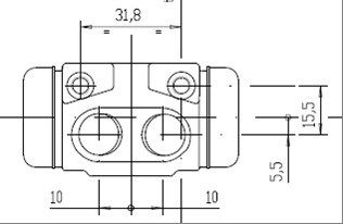 MOTAQUIP Jarrusylinteri VWC345