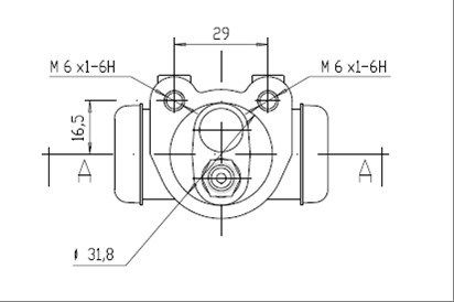 MOTAQUIP Jarrusylinteri VWC346