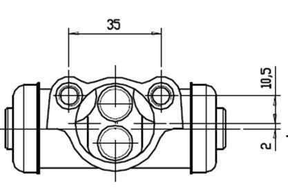 MOTAQUIP Jarrusylinteri VWC505