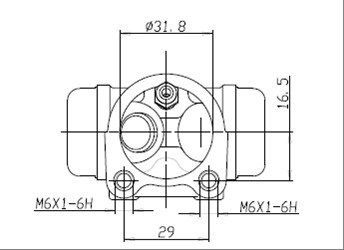 MOTAQUIP Jarrusylinteri VWC568