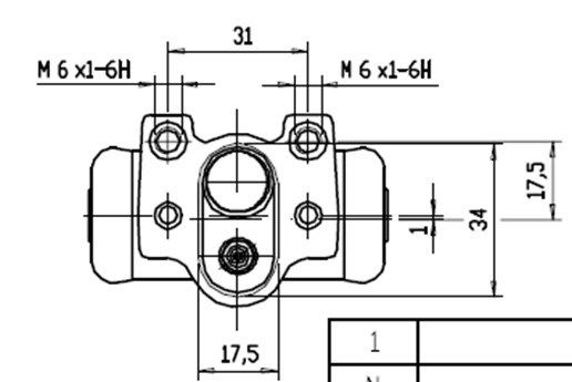 MOTAQUIP Jarrusylinteri VWC602