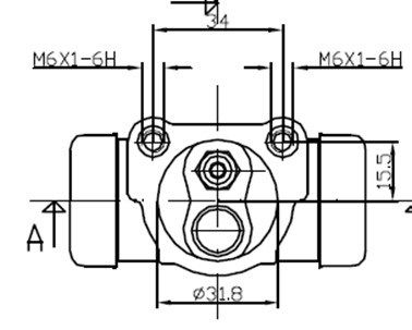 MOTAQUIP Jarrusylinteri VWC648