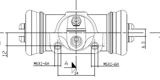 MOTAQUIP Jarrusylinteri VWC690