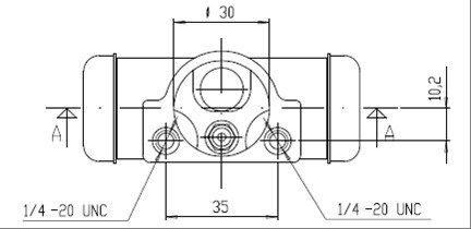 MOTAQUIP Jarrusylinteri VWC766