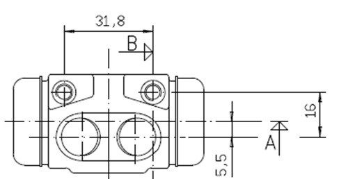 MOTAQUIP Jarrusylinteri VWC820