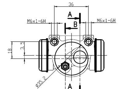 MOTAQUIP Jarrusylinteri VWC833