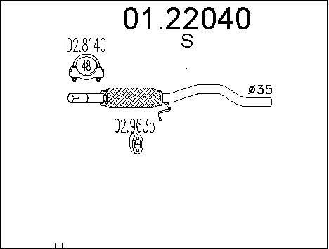 MTS Pakoputki 01.22040