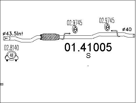 MTS Pakoputki 01.41005