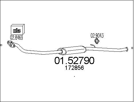 MTS Keskiäänenvaimentaja 01.52790