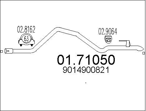 MTS Pakoputki 01.71050