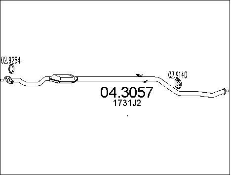 MTS Katalysaattori 04.3057