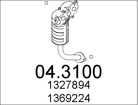 MTS Katalysaattori 04.3100