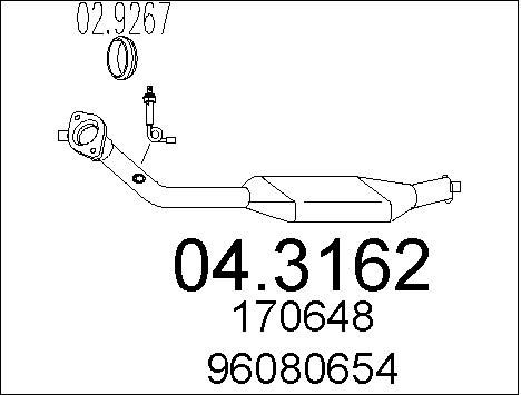 MTS Katalysaattori 04.3162