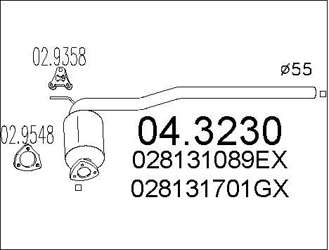 MTS Katalysaattori 04.3230