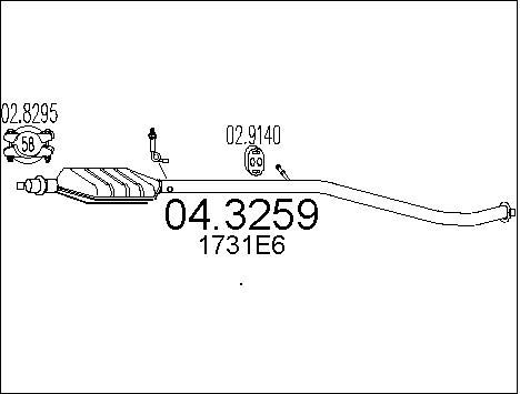 MTS Katalysaattori 04.3259