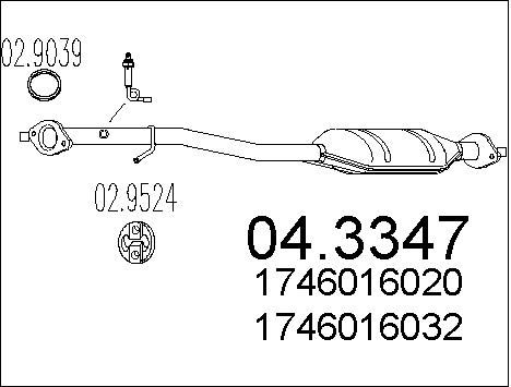 MTS Katalysaattori 04.3347