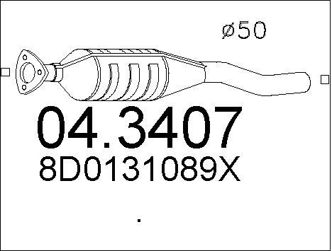 MTS Katalysaattori 04.3407