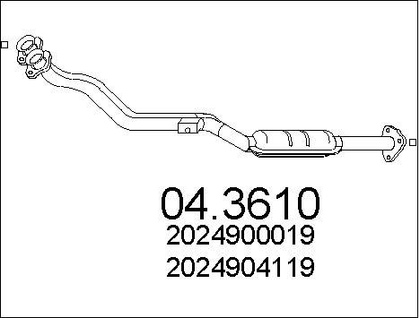 MTS Katalysaattori 04.3610