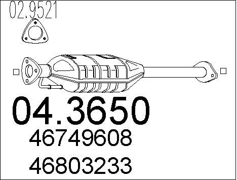 MTS Katalysaattori 04.3650