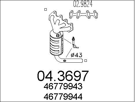 MTS Katalysaattori 04.3697