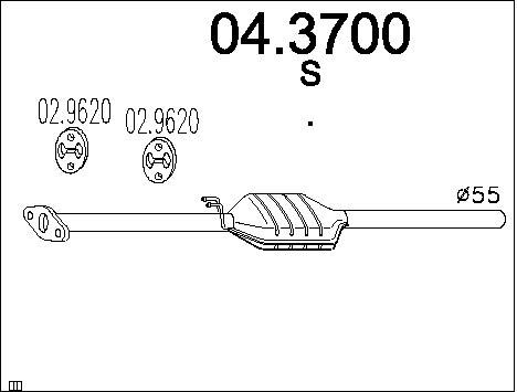 MTS Katalysaattori 04.3700