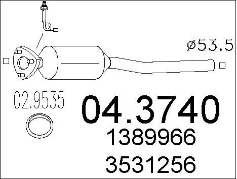 MTS Katalysaattori 04.3740