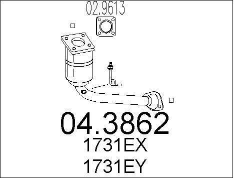 MTS Katalysaattori 04.3862