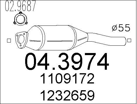 MTS Katalysaattori 04.3974