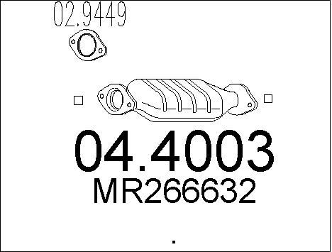 MTS Katalysaattori 04.4003