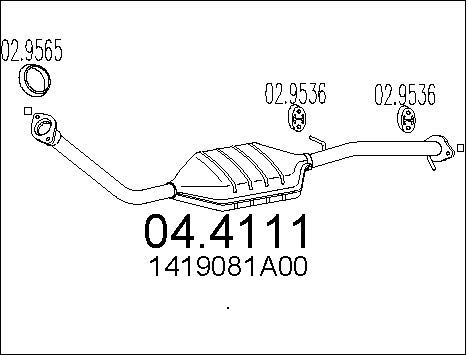 MTS Katalysaattori 04.4111