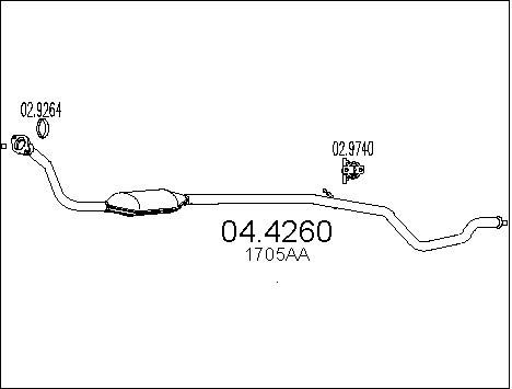 MTS Katalysaattori 04.4260