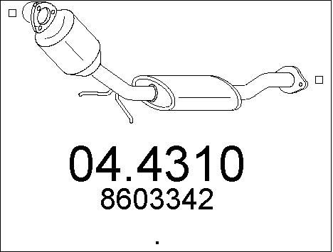 MTS Katalysaattori 04.4310