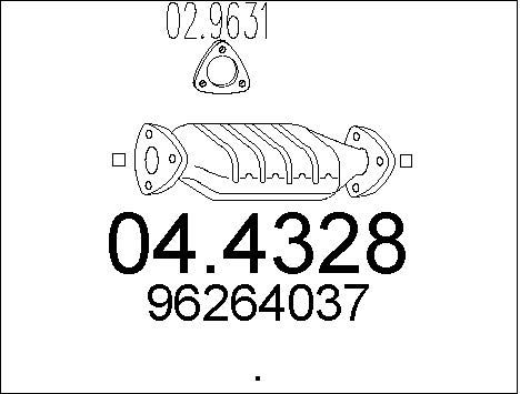 MTS Katalysaattori 04.4328