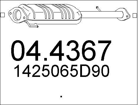MTS Katalysaattori 04.4367