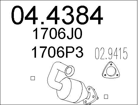 MTS Katalysaattori 04.4384