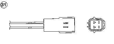 NGK Lambdatunnistin 0122