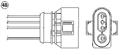 NGK Lambdatunnistin 1400