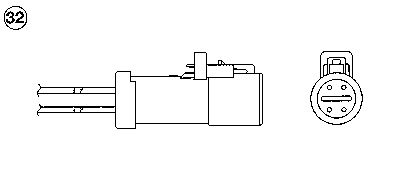 NGK Lambdatunnistin 1757