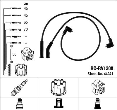 NGK Sytytysjohtosarja 44241