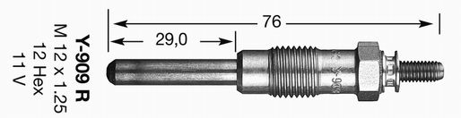 NGK Hehkutulppa 4602