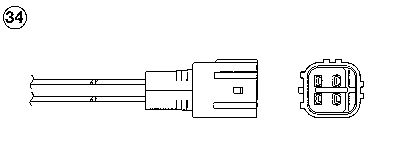 NGK Lambdatunnistin 95698