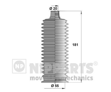 NIPPARTS Paljekumisarja, ohjaus J2842026