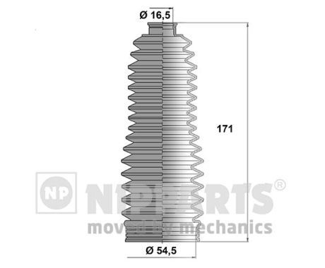 NIPPARTS Paljekumisarja, ohjaus J2842028