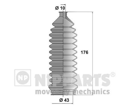 NIPPARTS Paljekumisarja, ohjaus J2858000