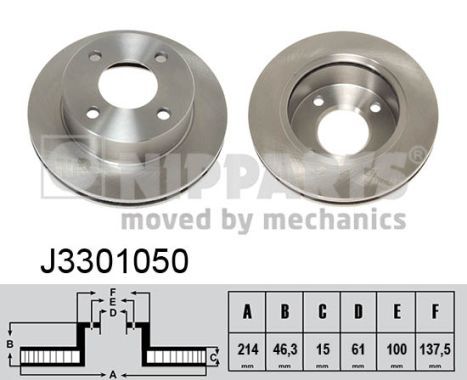 NIPPARTS Jarrulevy J3301050