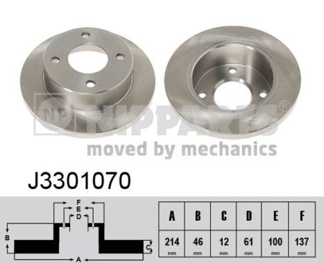 NIPPARTS Jarrulevy J3301070