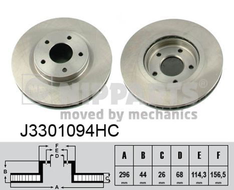 NIPPARTS Jarrulevy J3301094HC